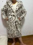 Luxe Plush Faux Fox Fur Overcoat