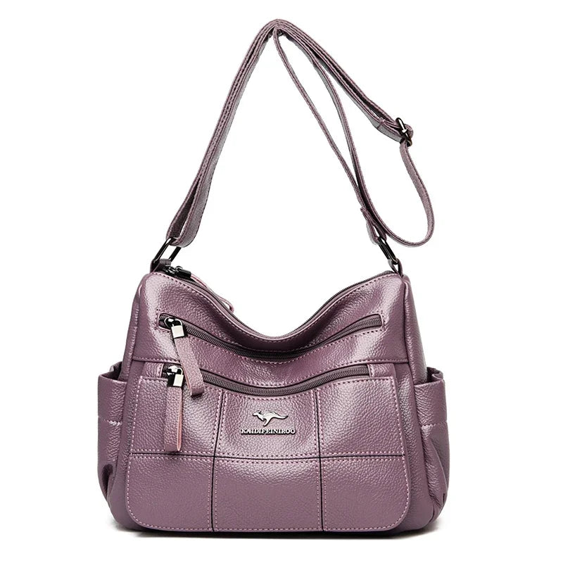 Luxury PU Leather Crossbody Handbag – Designer Style