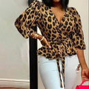 Leopard Print Shirt Women's | Women's Leopard Print Shirt |Evoque Wear