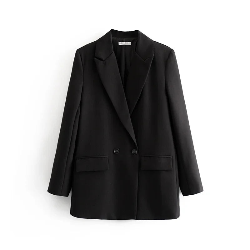 Classic Office Blazer in Solid Colors