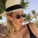 Irregular Rhombus Vintage Sunglasses – Small Frame Retro Alloy Shades