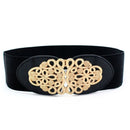 Thin Elastic Crystal Bow Waist Belt – 65cm Cinch Cummerband for Dresses