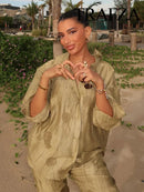 Women’s Summer Tie-Dye Lapel Shirt – Loose Fit Retro Casual Long Sleeve