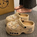 Soft EVA Platform Clogs – 2025 Garden & Beach Sandals