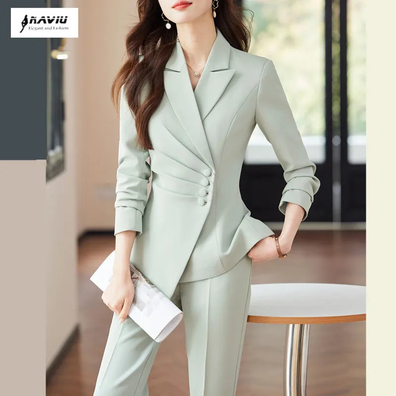 NAVIU Urban Blazer & Trousers Set