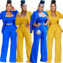 Elegant 3-Piece Blazer & Trouser Set