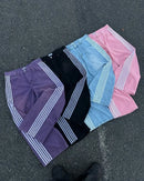 Y2K Striped Baggy Street Jeans