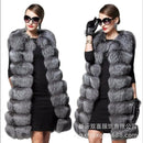 Faux Fox Fur Sleeveless Vest