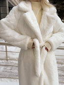 Soft Luxe Faux Rabbit Fur Overcoat