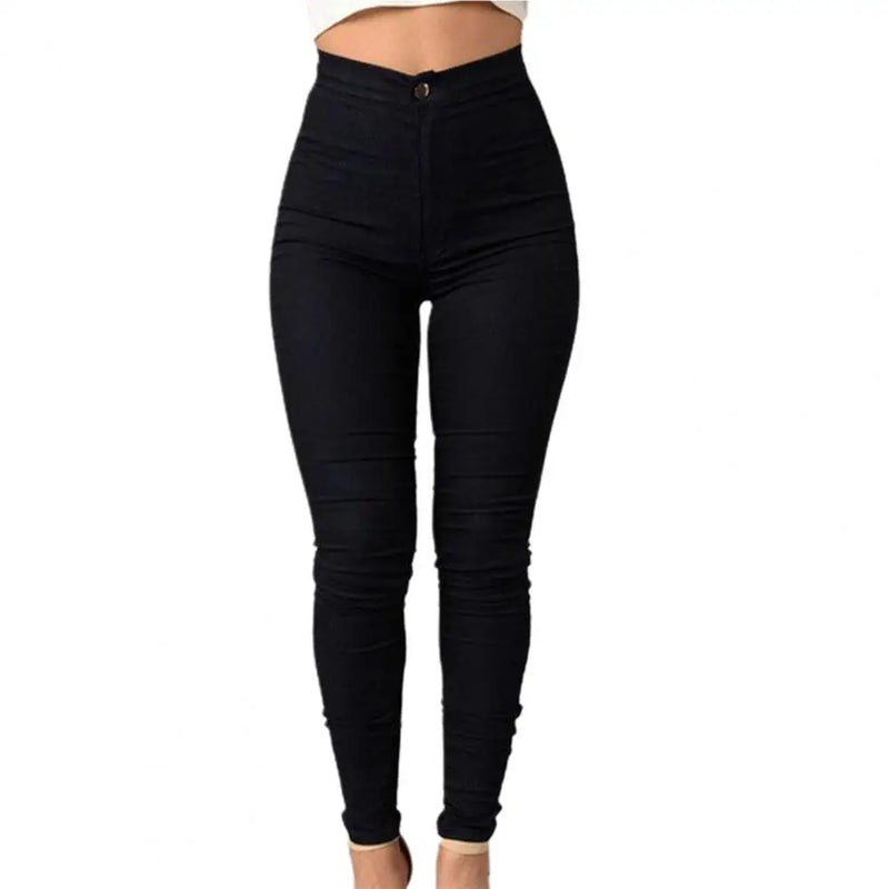 Sleek Line Mid-Rise Pencil Trousers