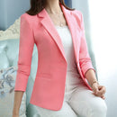 Elegant Pink Office Blazer for Women