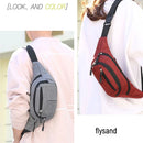 Waterproof Canvas Sports Waist & Messenger Bag