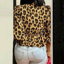 Leopard Print Shirt Women's | Women's Leopard Print Shirt |Evoque Wear