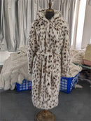 Luxe Plush Faux Fox Fur Overcoat