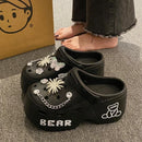 Soft EVA Platform Clogs – 2025 Garden & Beach Sandals