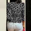 Leopard Print Shirt Women's | Women's Leopard Print Shirt |Evoque Wear