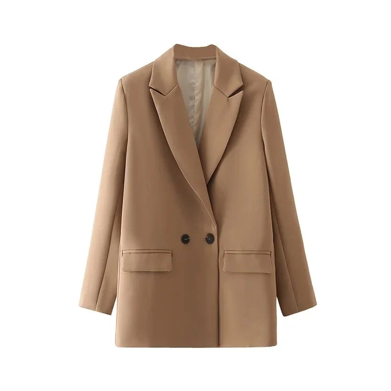 Classic Office Blazer in Solid Colors