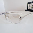 Y2K Rimless Futuristic Sunglasses – Korean Tech-Style Shades