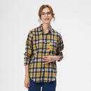 Casual Loose Fit Plaid Flannel Shirt – College Style