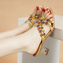 Diamond High Heel Sandals – Sexy Party Beach Slippers