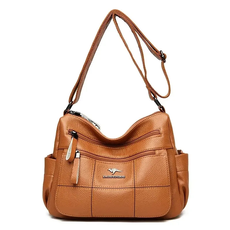 Luxury PU Leather Crossbody Handbag – Designer Style