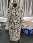 Luxe Plush Faux Fox Fur Overcoat