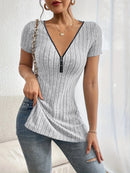 Everyday Vibe Stretch V-Neck Tee