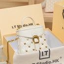 2024 Genuine Leather Bucket Handbag – Designer Shoulder Crossbody