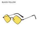 Irregular Rhombus Vintage Sunglasses – Small Frame Retro Alloy Shades