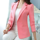 Elegant Pink Office Blazer for Women