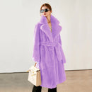 Soft Luxe Faux Rabbit Fur Overcoat