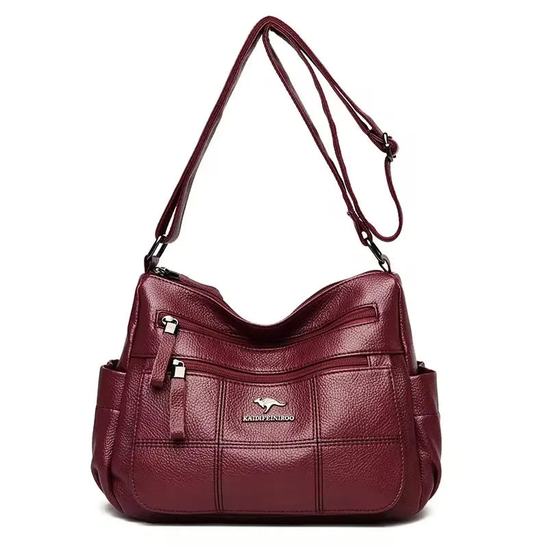 Luxury PU Leather Crossbody Handbag – Designer Style