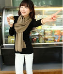 Warm Cashmere Like Monochrome Scarf Shawl