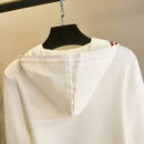 White Sweater Cropped Preppy Top Jacket