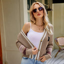 Women's Preppy Style Knitted Sweater