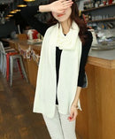 Warm Cashmere Like Monochrome Scarf Shawl