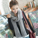 Warm Cashmere Like Monochrome Scarf Shawl